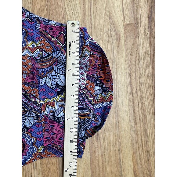 Anthropologie Maeve Women's Whimsical Pintucked Blouse Pink M Sleeveless Button - Picture 5 of 7